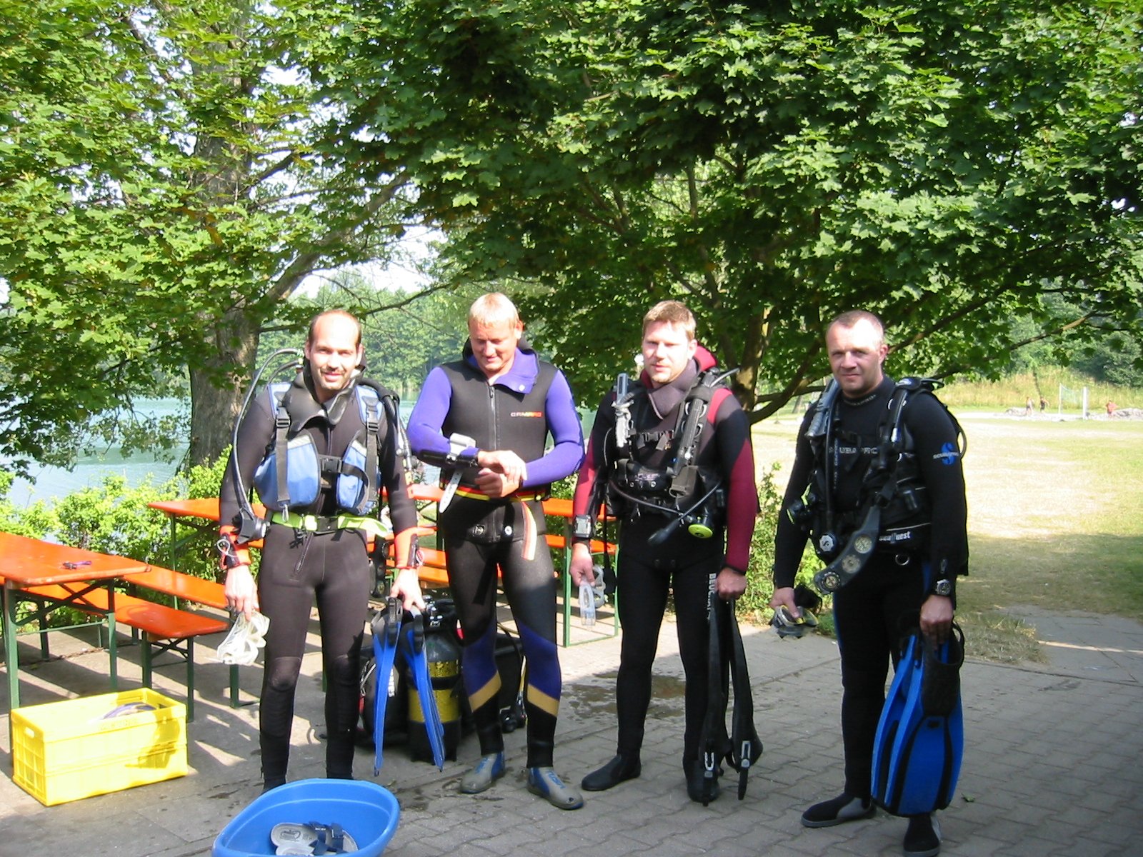 v.l. Maik, Michael, Dirk, Harald